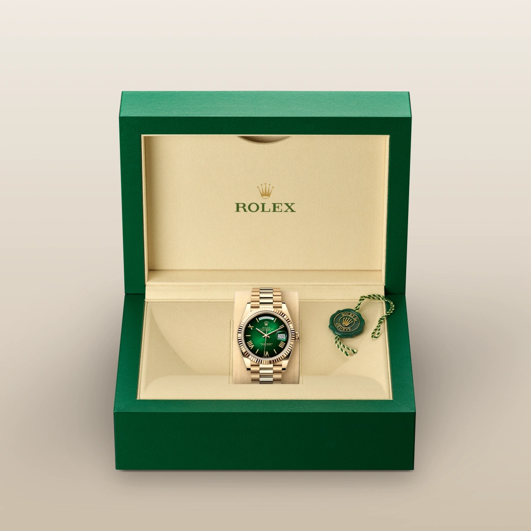 ROLEX DAY DATE GREEN GOLD (CELL MODEL)