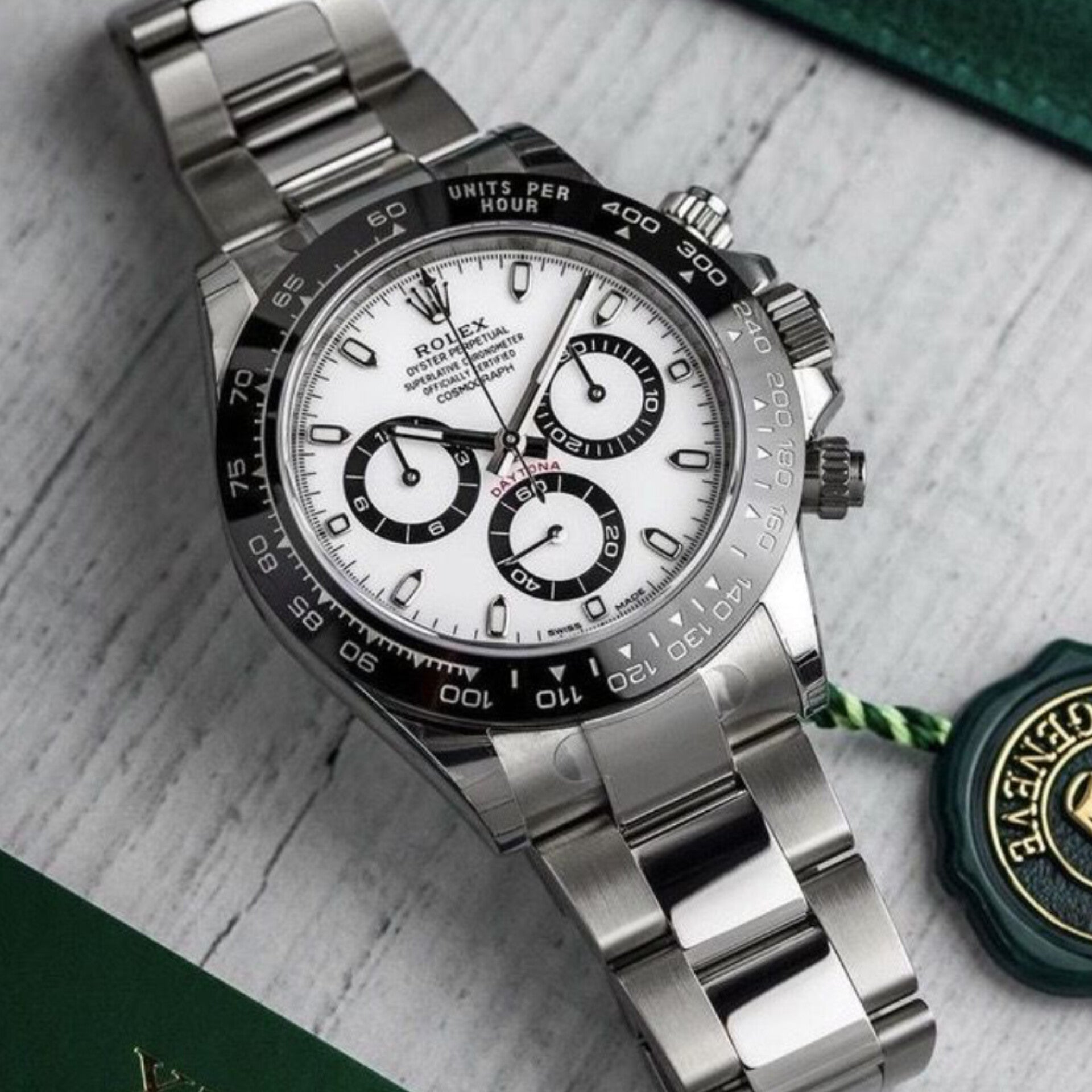 ROLEX DAYTONA SILVER BLACK (CELL MODEL)