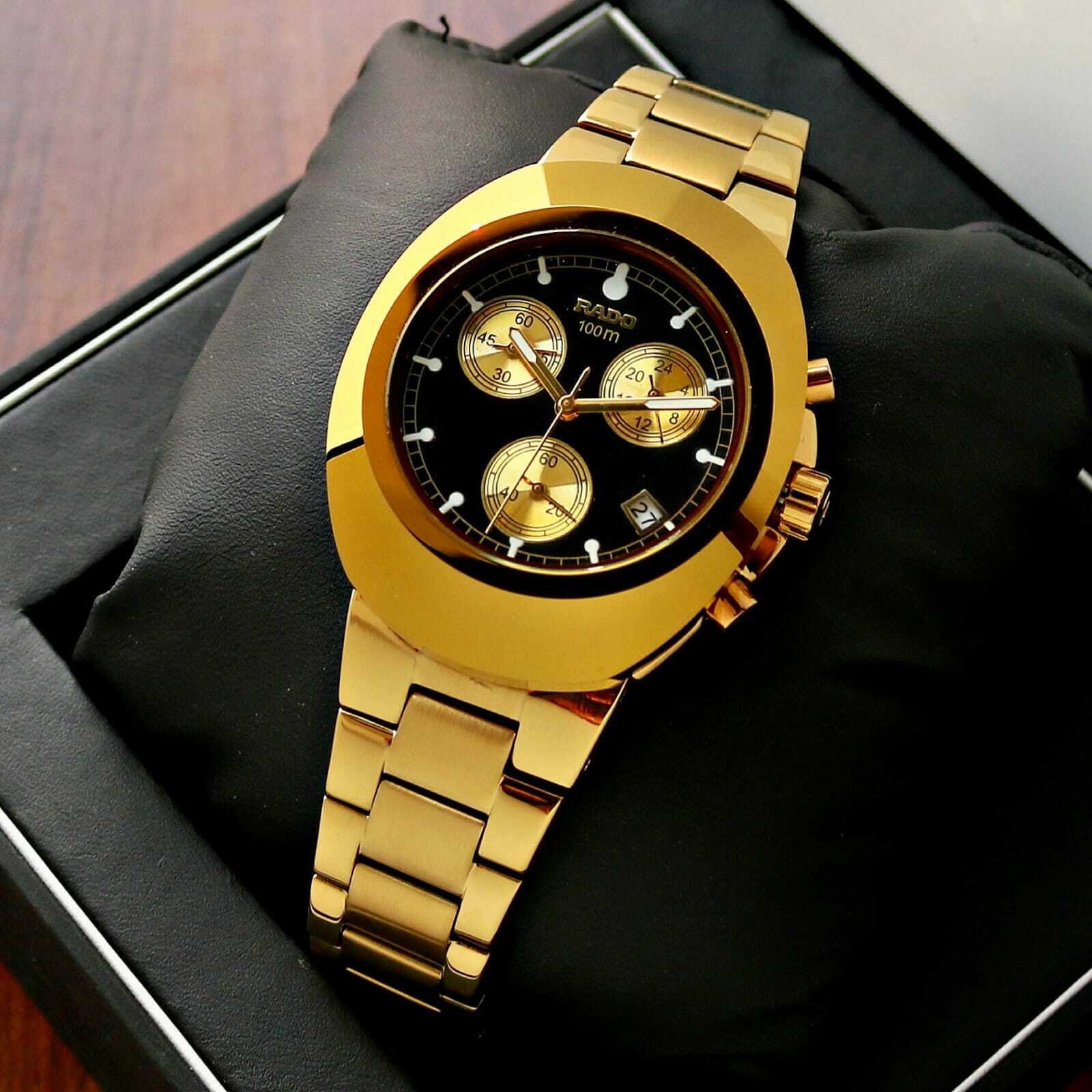 RADO DIASTAR CHRONOGRAPH GOLD BLACK (AUTOMATIC)