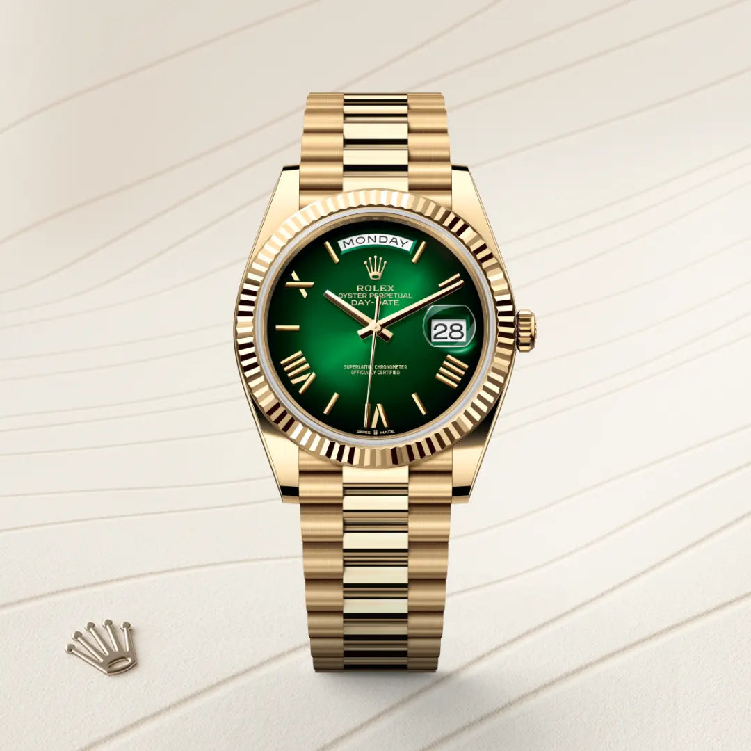 ROLEX DAY DATE GREEN GOLD (CELL MODEL)