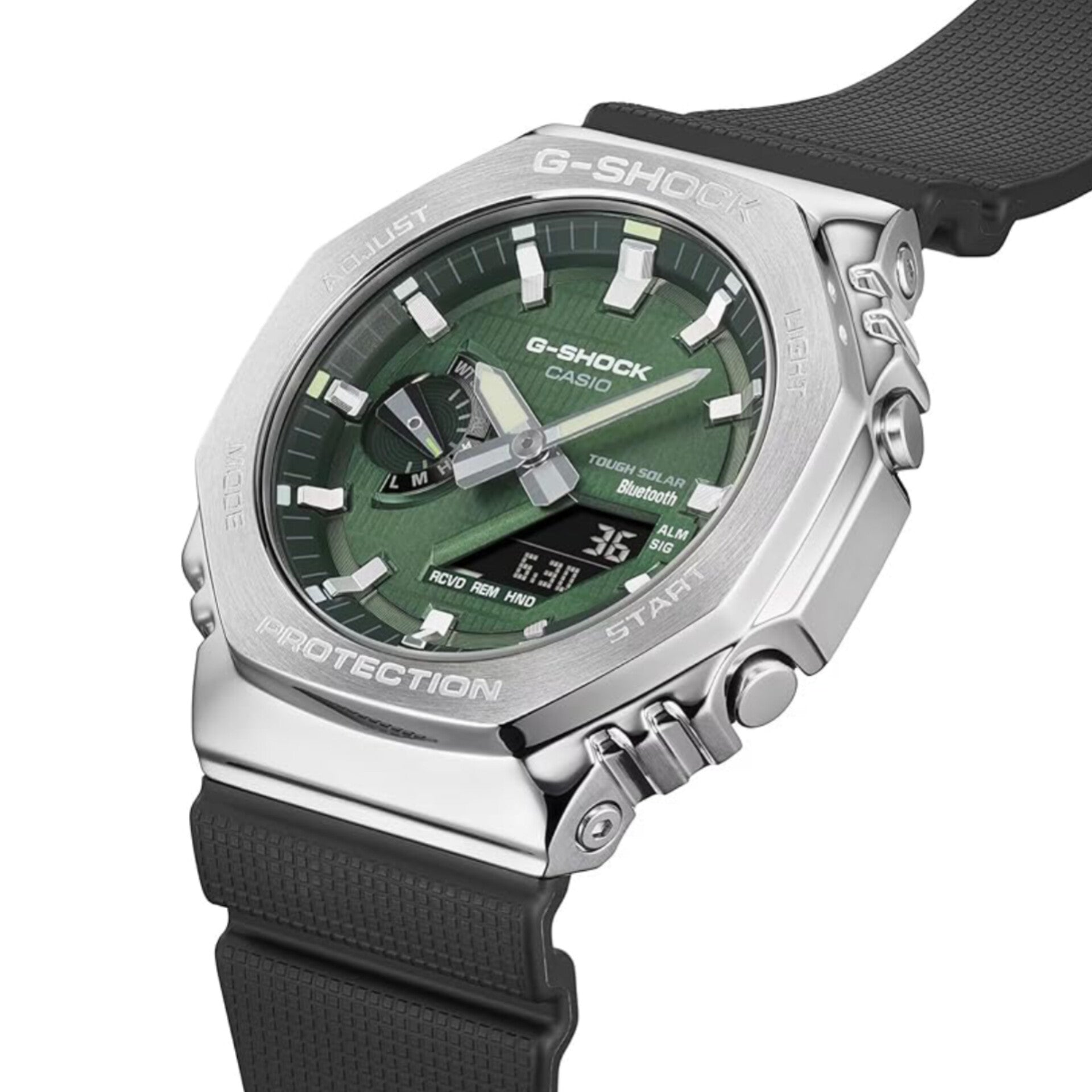 G SHOCK CASIO GBM-2100A GREEN WITH ORIGINAL BOX