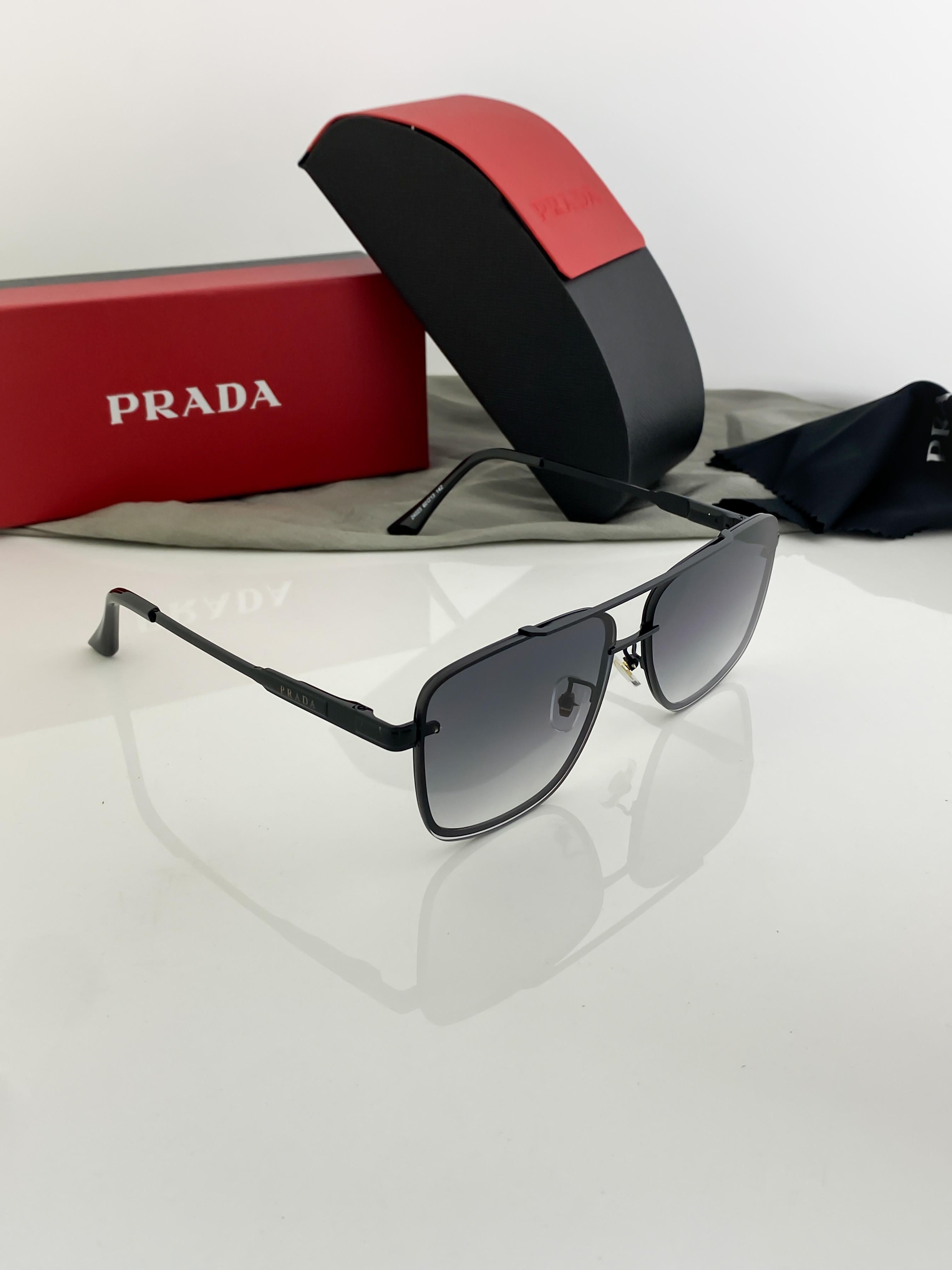 PRADA SUNGLASSES WITH ORIGINAL BOX AND KIT