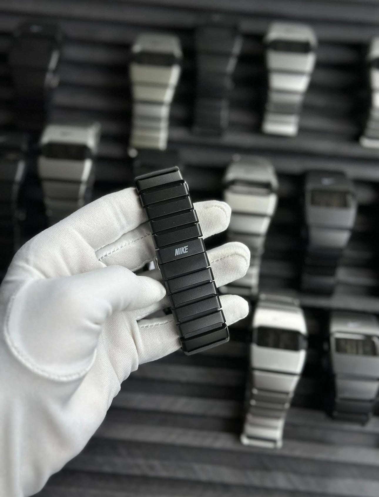 NIKE WATCH DIGITAL GREY (CARBONATE FIBER)