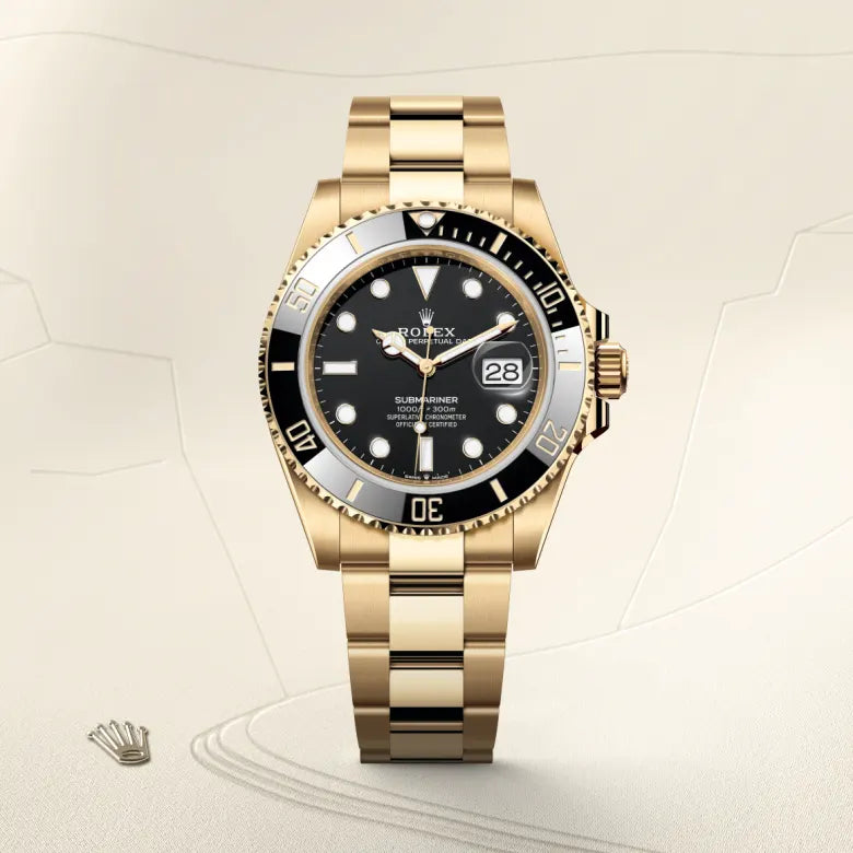 ROLEX SUBMARINER GOLD BLACK (CELL MODEL)