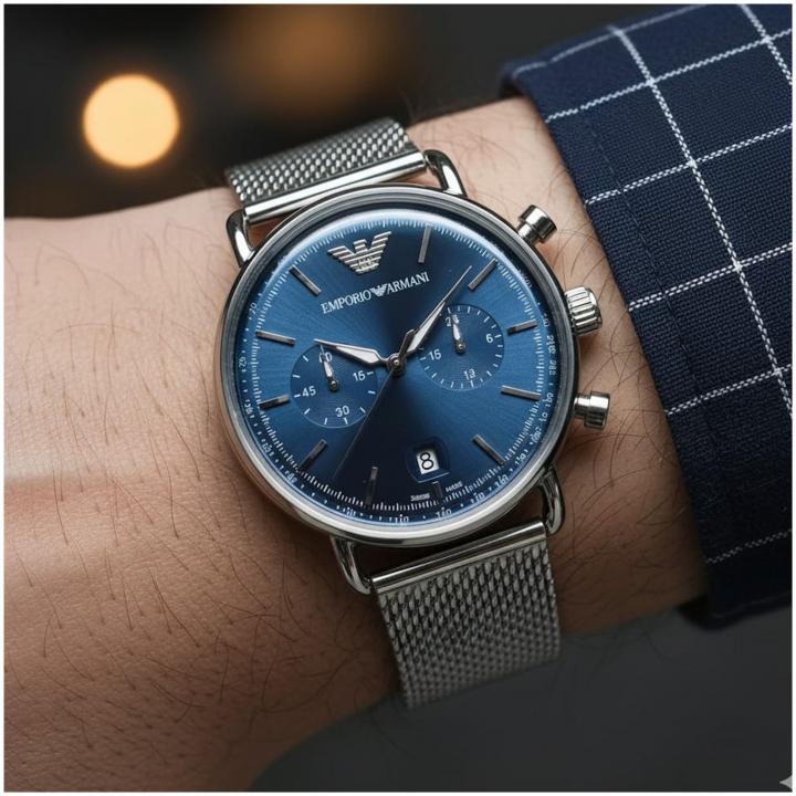 EMPORIO ARMANI AVIATOR CHRONOGRAPH WATCH