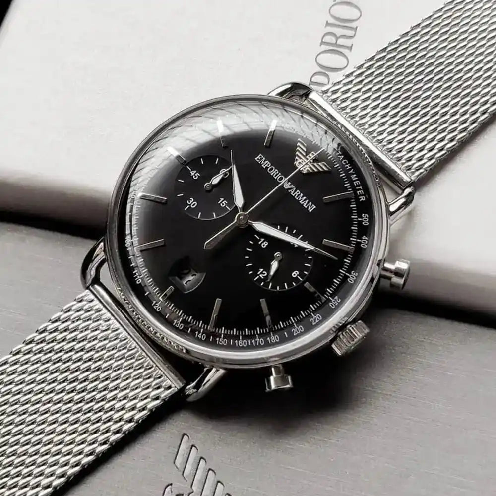 EMPORIO ARMANI AVIATOR CHRONOGRAPH WATCH
