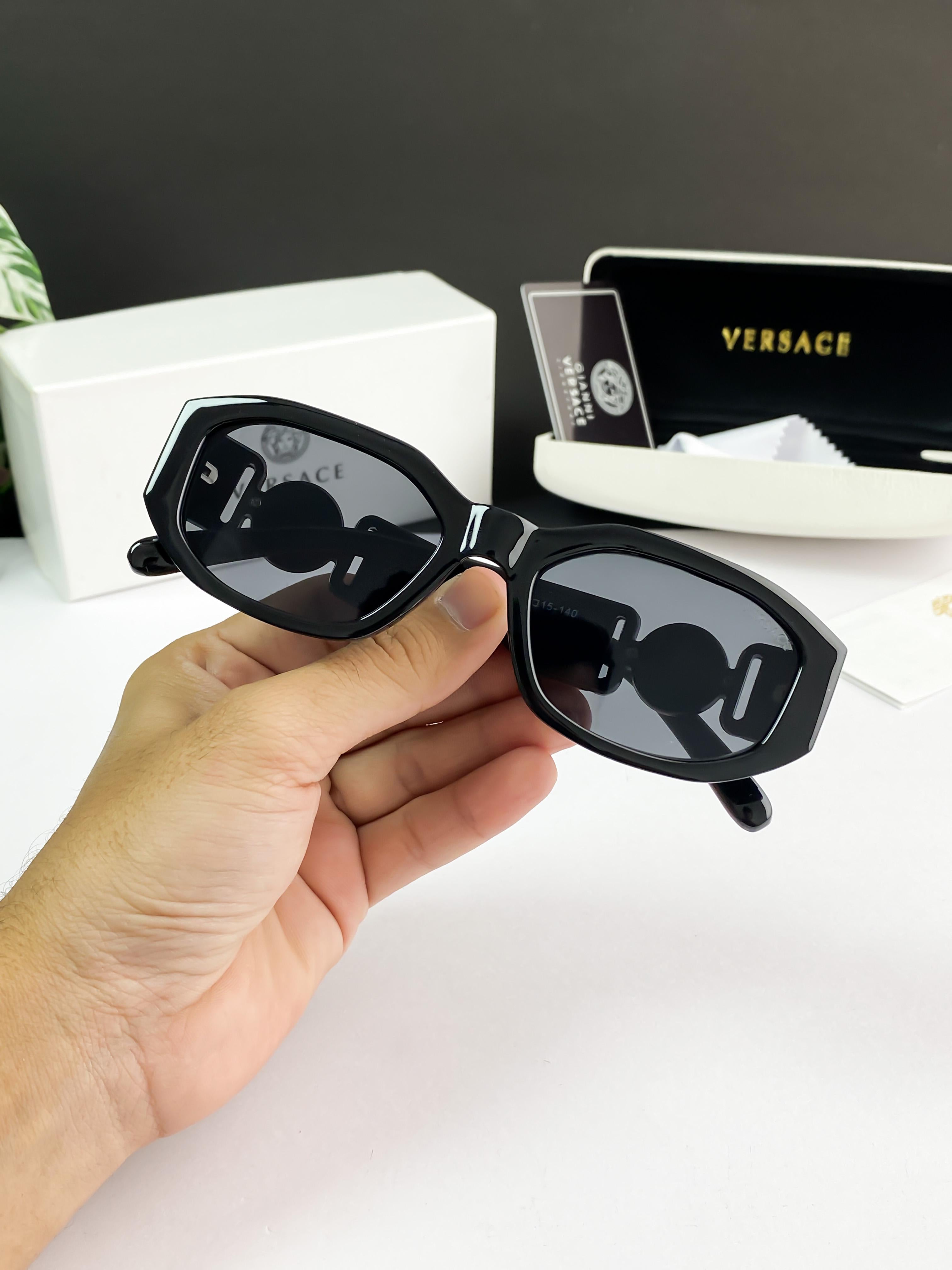 VERSACE SUNGLASSES WITH ORIGINAL BOX AND KIT