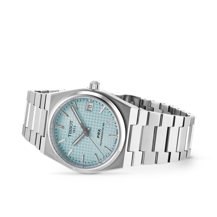 TISSOT PRX POWERMATIC WATCH (SILVER BLUE)