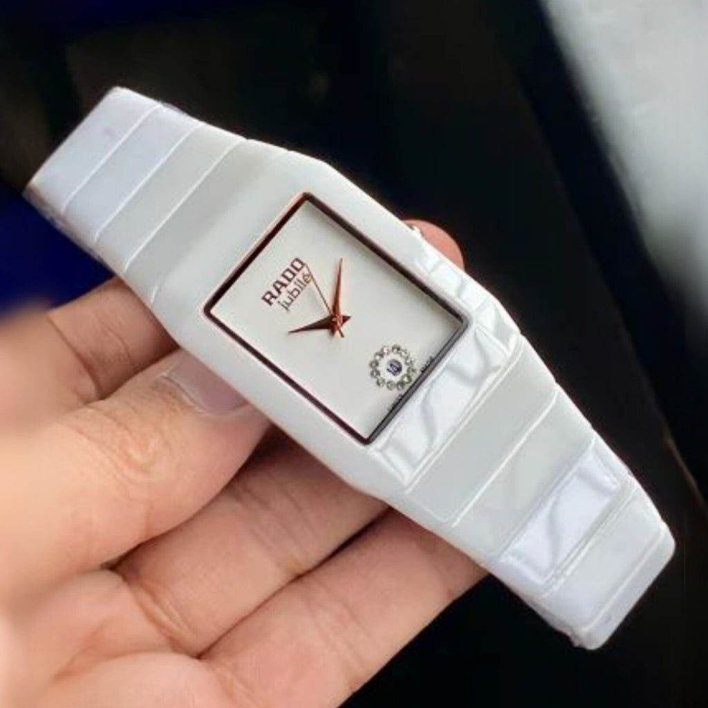 RADO JUBILE WHITE CERAMIC WATCH