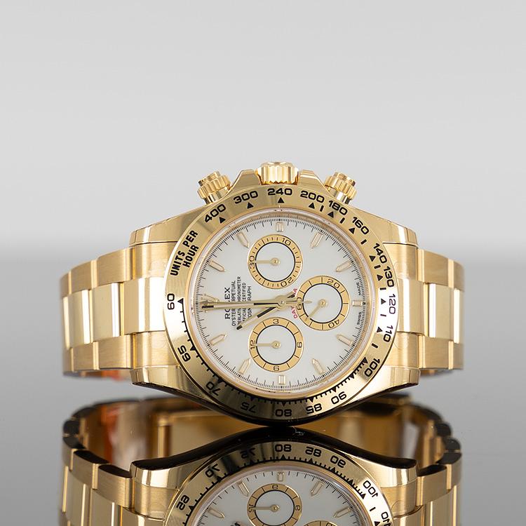ROLEX DAYTONA GOLD WHITE (AUTOMATIC)