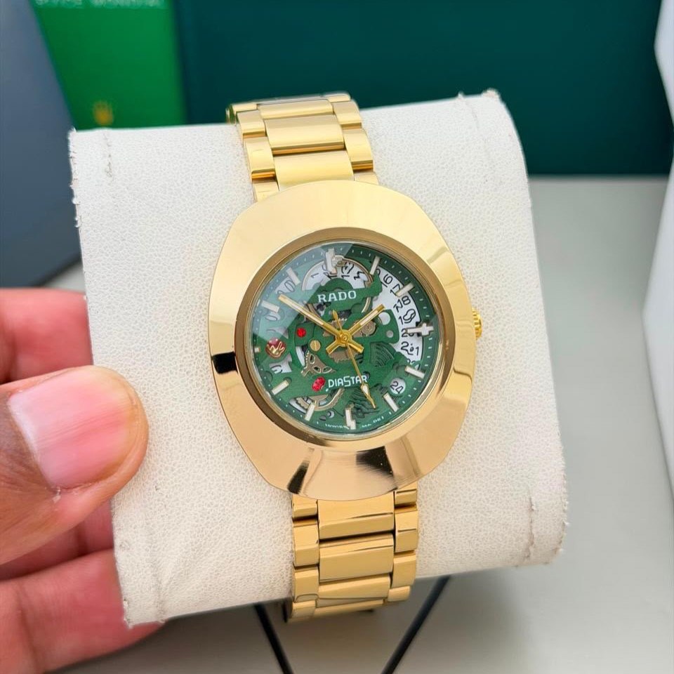 RADO DIASTAR SKELETON GOLD GREEN (CELL MODEL)