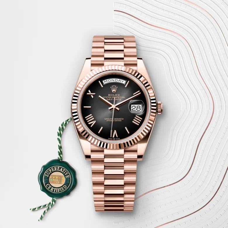 ROLEX DAY DATE CHOCOLATE BLACK(AUTOMATIC)