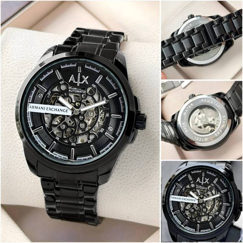ARMANI EXCHANGE HAMPTON AUTOMATIC FULL BLACK