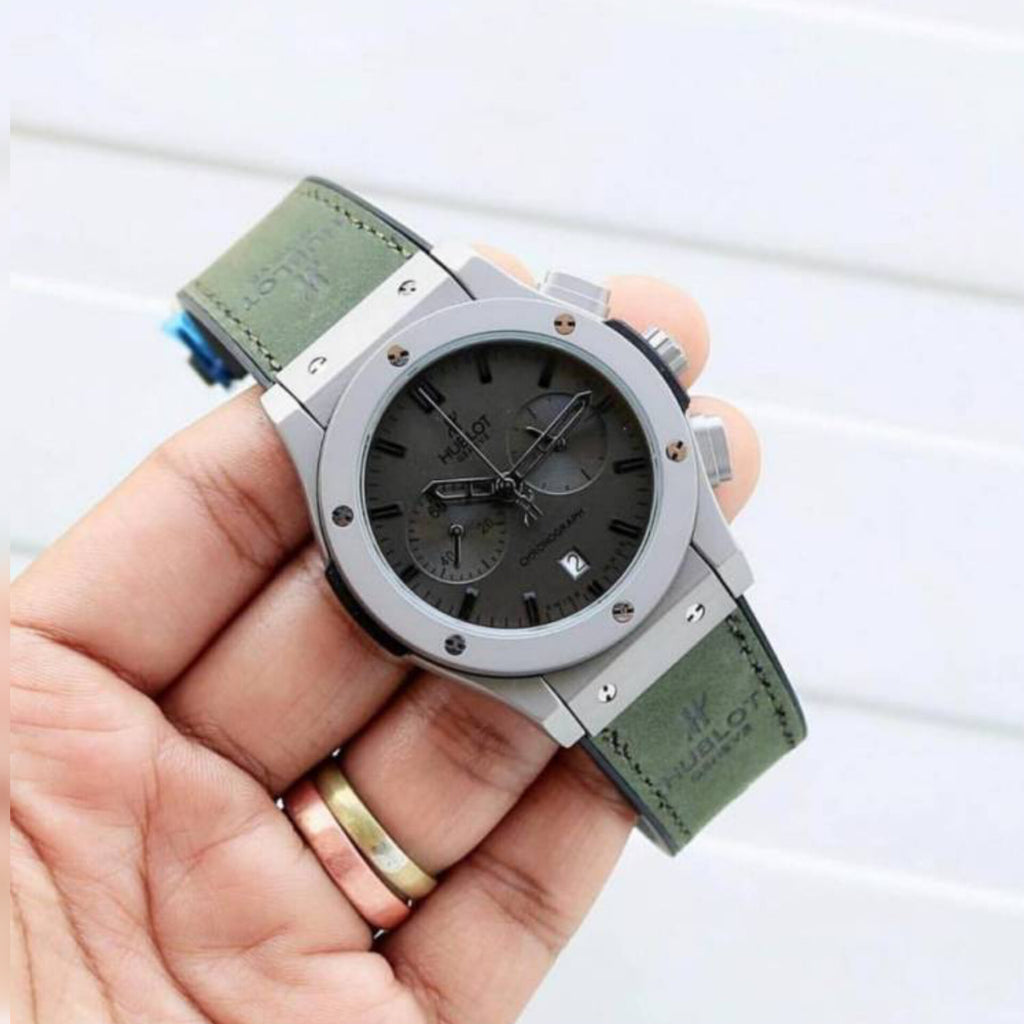 HUBLOT BIG BANG CHRONOGRAPH (SILVER GREEN)