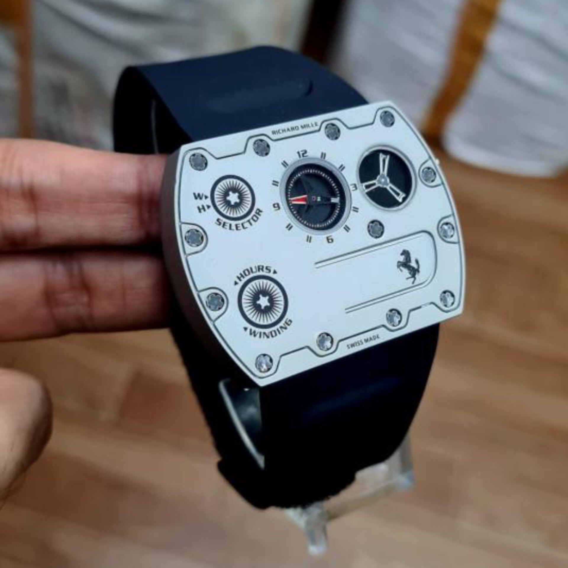 RICHARD MILLE TITANIUM SILVER BLACK