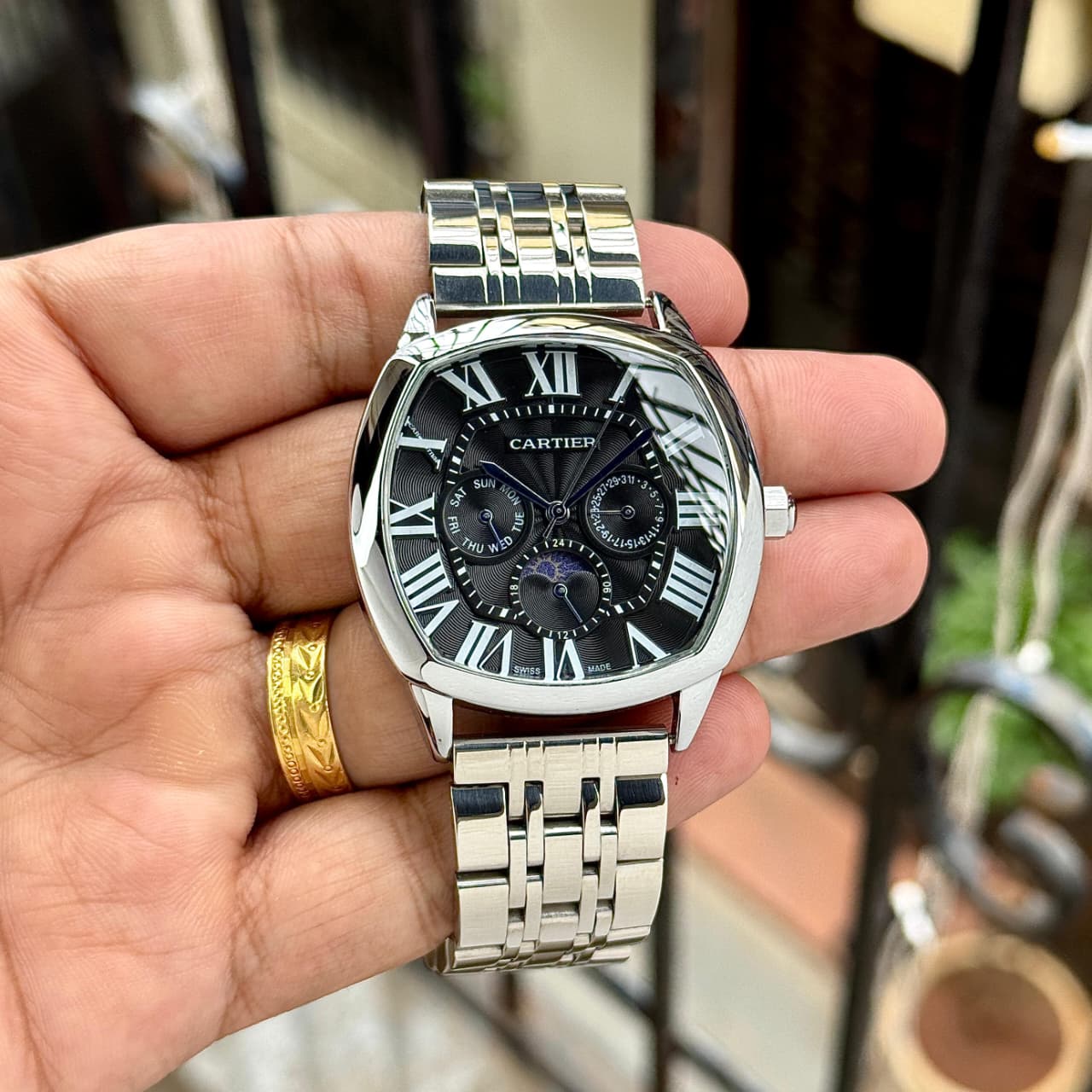 CARTIER SUN-MOON CHRONOGRAPH