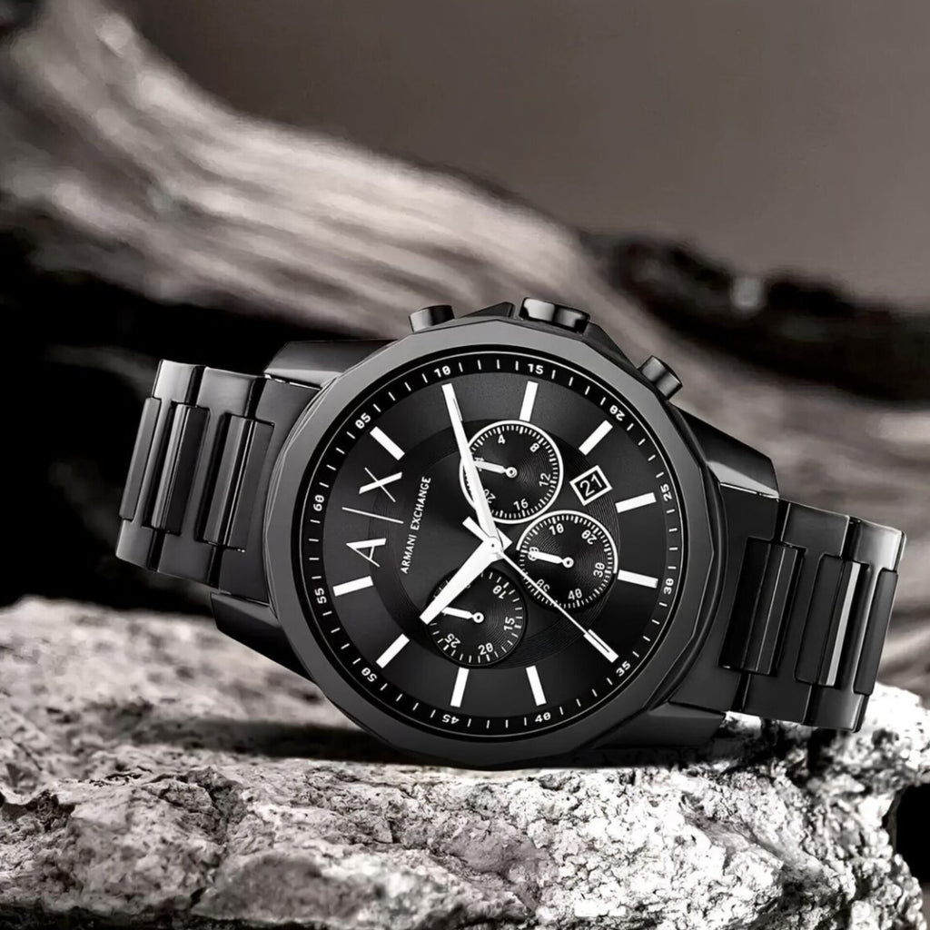 ARMANI EXCHANGE CHRONOGRAPH FULL BLACK