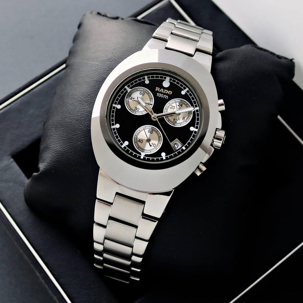 RADO DIASTAR CHRONOGRAPH SILVER BLACK (CELL MODEL)