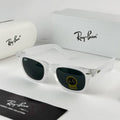 RAYBAN ICE BLACK SUNGLASSES WITH ORIGINAL BOX AND KIT