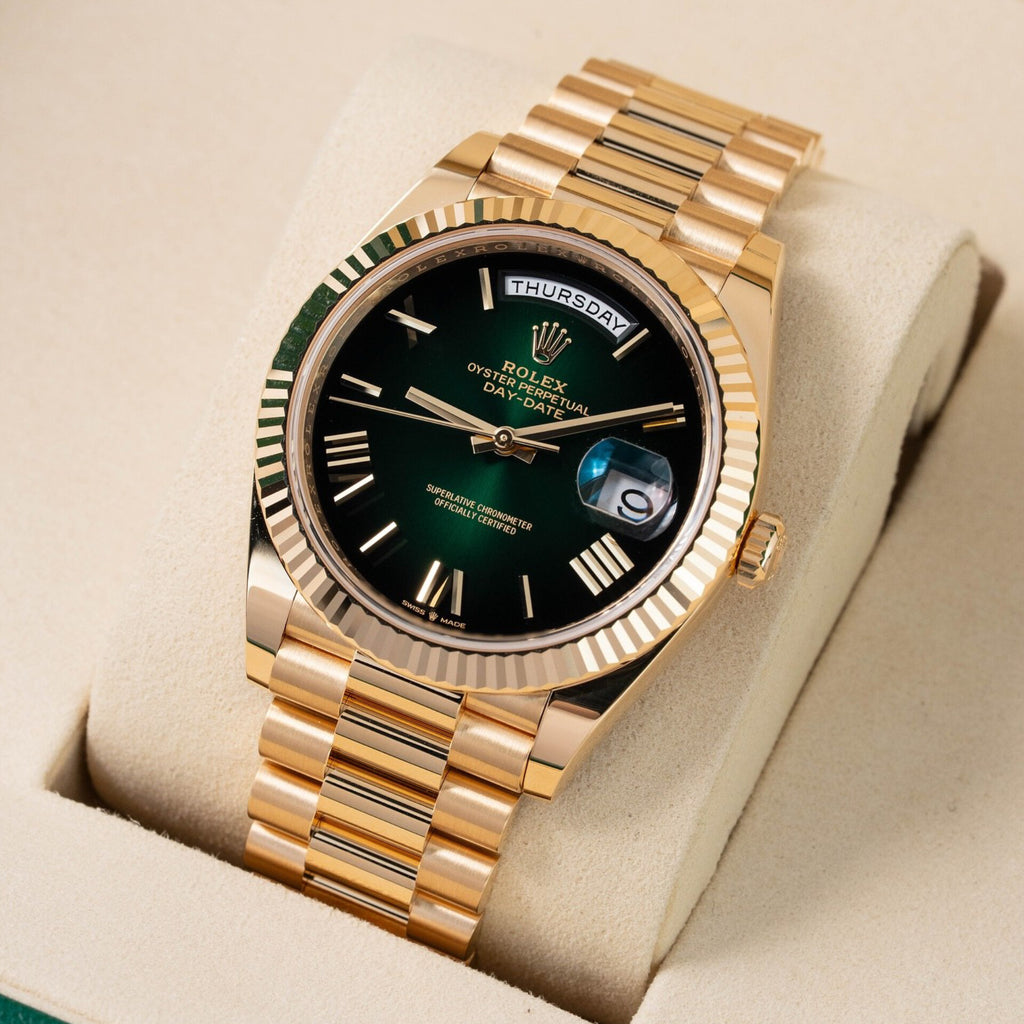 ROLEX DAY DATE GREEN GOLD (CELL MODEL)