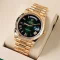 ROLEX DAY DATE GREEN GOLD (CELL MODEL)