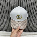 GUCCI GG MONOGRAM WHITE PREMIUM UNISEX CAP