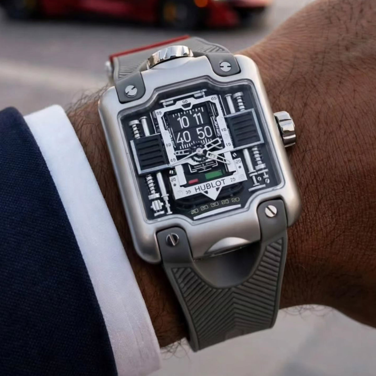 HUBLOT MP-10 TOURBILLION (GREY SILVER)