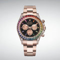 ROLEX RAINBOW CHRONOGRAPH WATCH (ROSE GOLD)