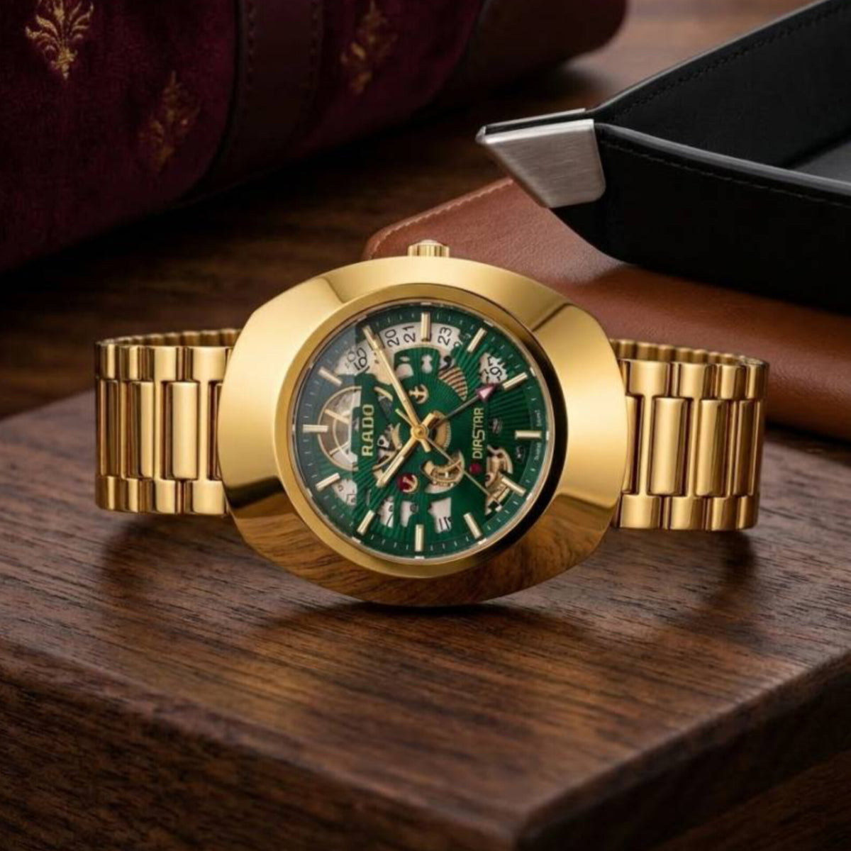 RADO DIASTAR SKELETON GOLD GREEN (CELL MODEL)