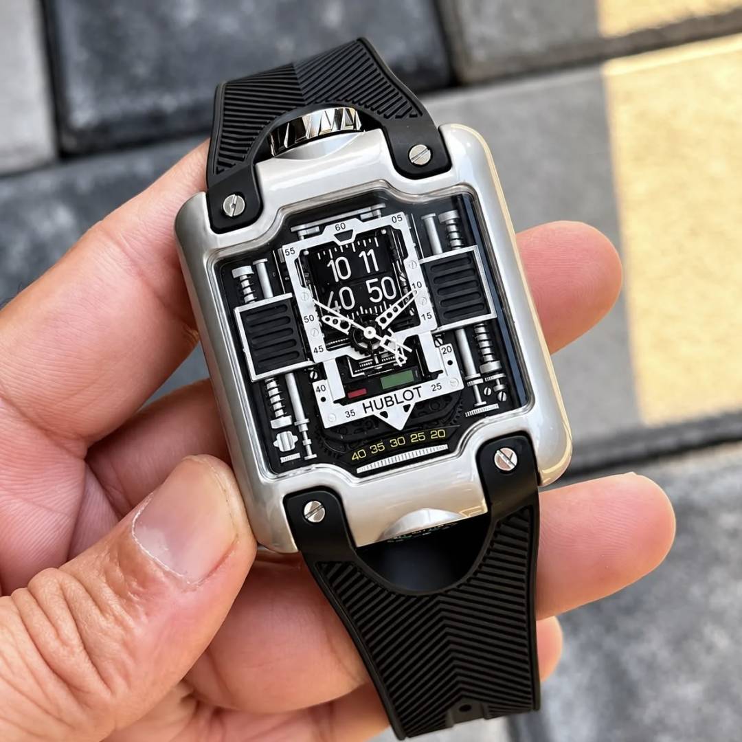 HUBLOT MP-10 TOURBILLION (SILVER BLACK)