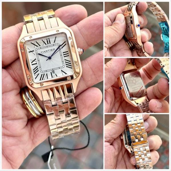 CARTIER SANTOS WHITE ROSEGOLD (JAPAN OG MACHINE)