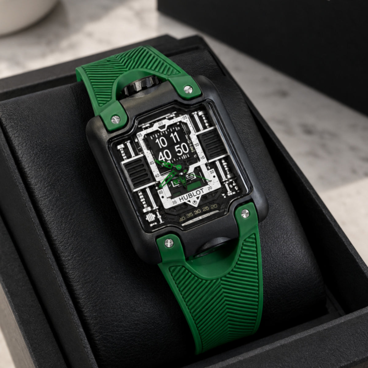 HUBLOT MP-10 TOURBILLION (GREEN BLACK)