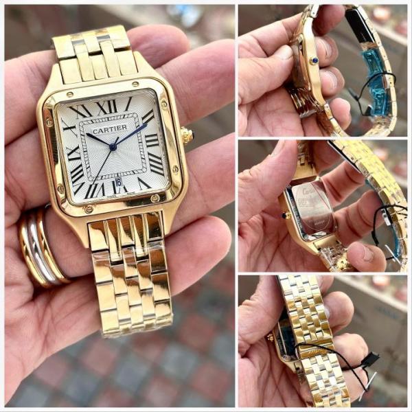 CARTIER SANTOS WHITE GOLD (JAPAN OG MACHINE)