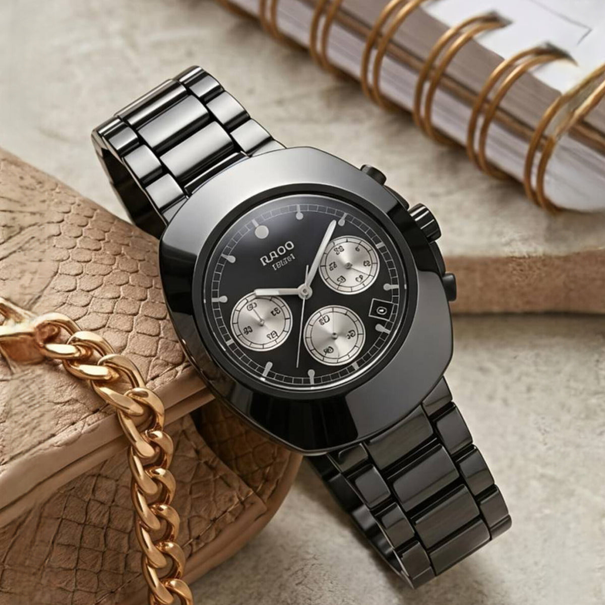 RADO DIASTAR CHRONOGRAPH FULL BLACK (CELL MODEL)