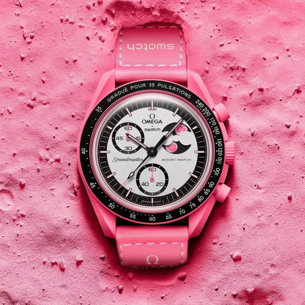 OMEGA MOONSWATCH MISSION TO THE PINK MOONPHASE