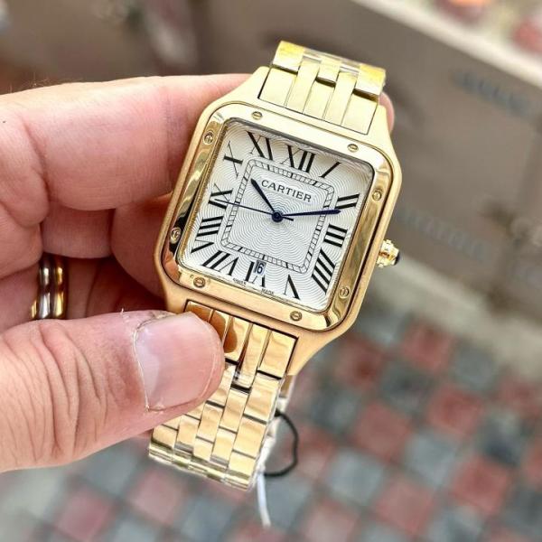 CARTIER SANTOS WHITE GOLD (JAPAN OG MACHINE)