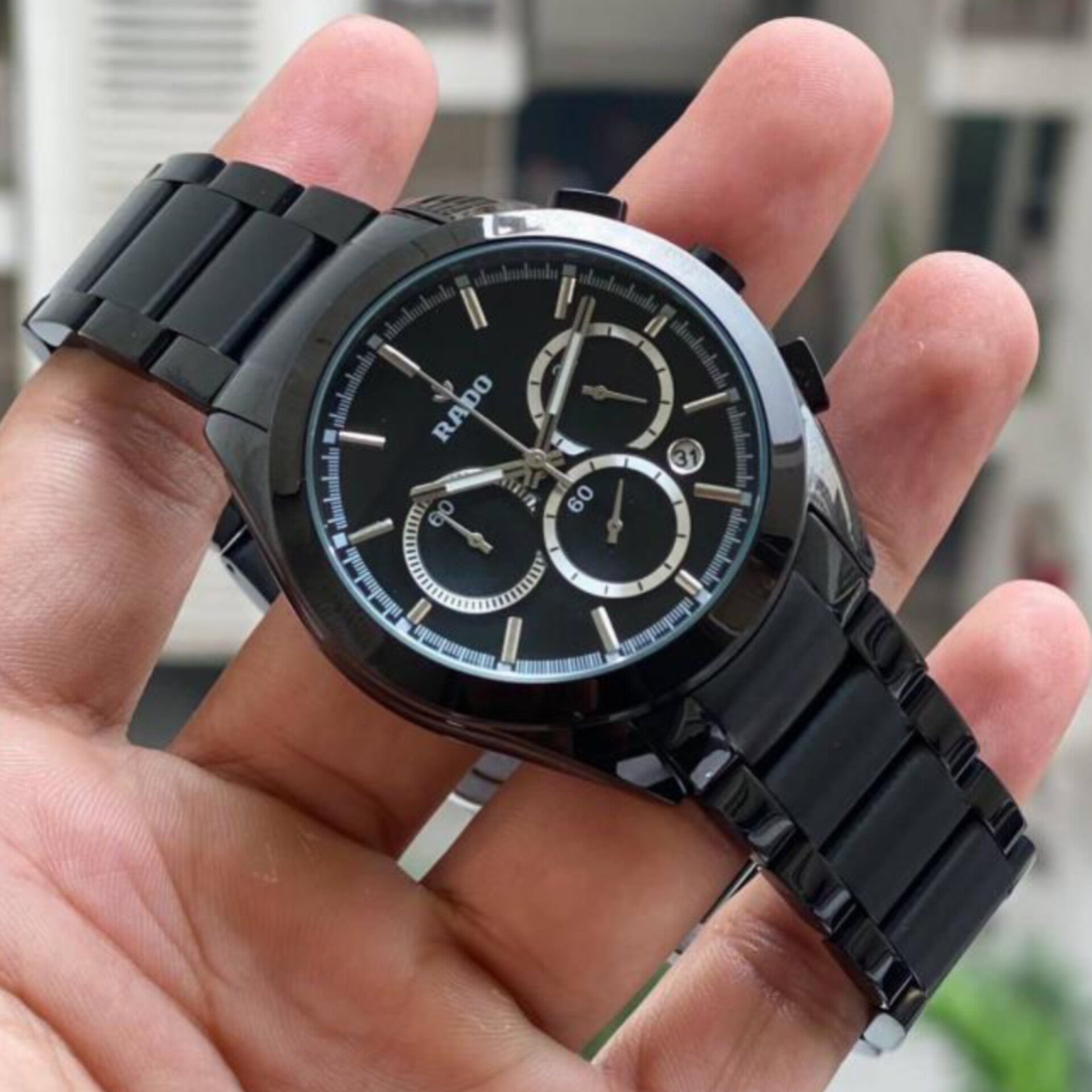 RADO HYPERCHROME CHRONOGRAPH (BLACK SILVER)