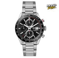 TAG HEUER CALIBAR 16 SILVER BLACK (JAPAN OG MACHINE)