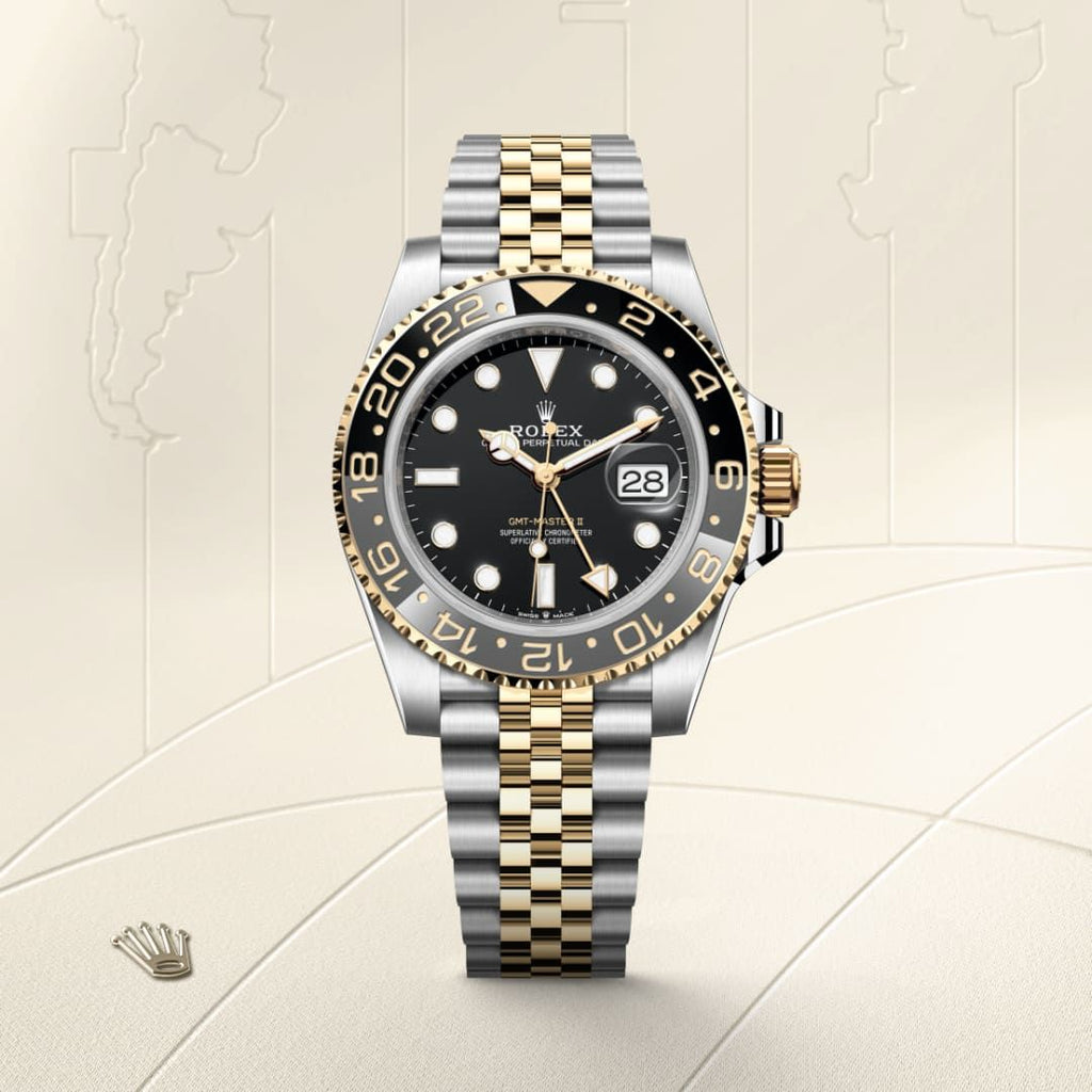 ROLEX GMT MASTER II DUALTONE  BLACK (CELL MODEL)