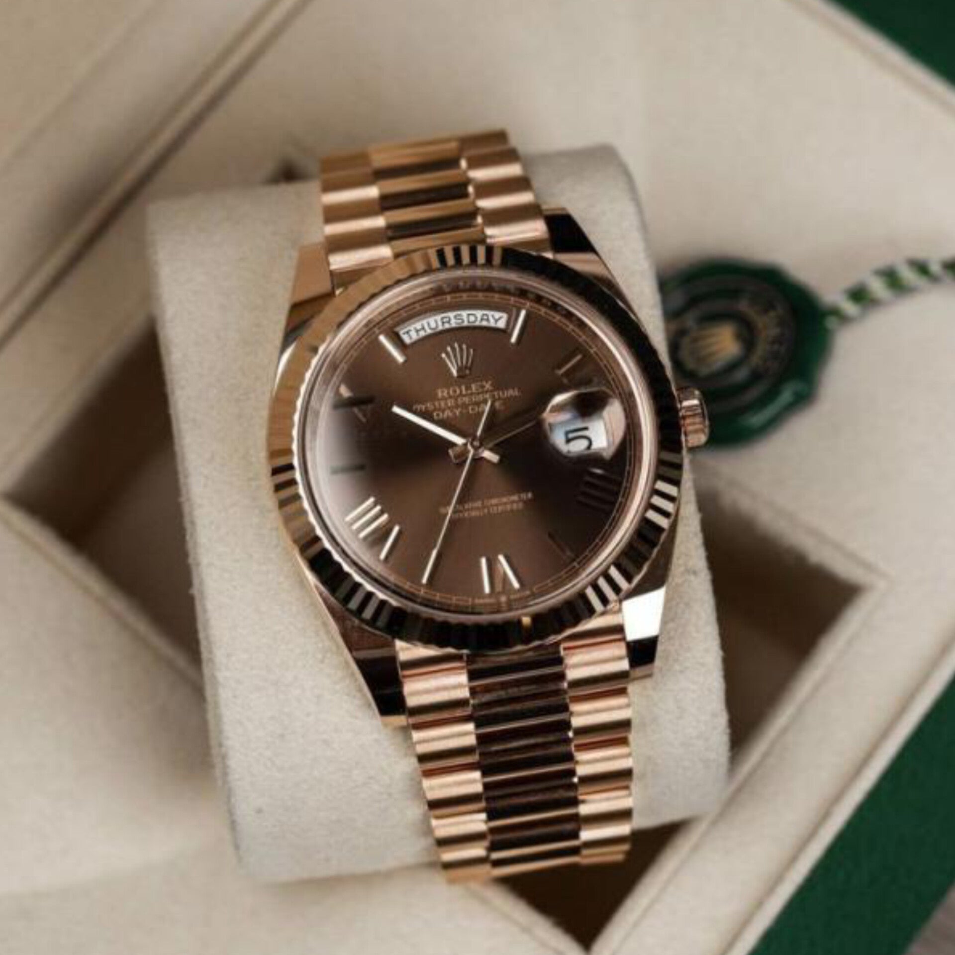 ROLEX DAY DATE CHOCOLATE (AUTOMATIC)