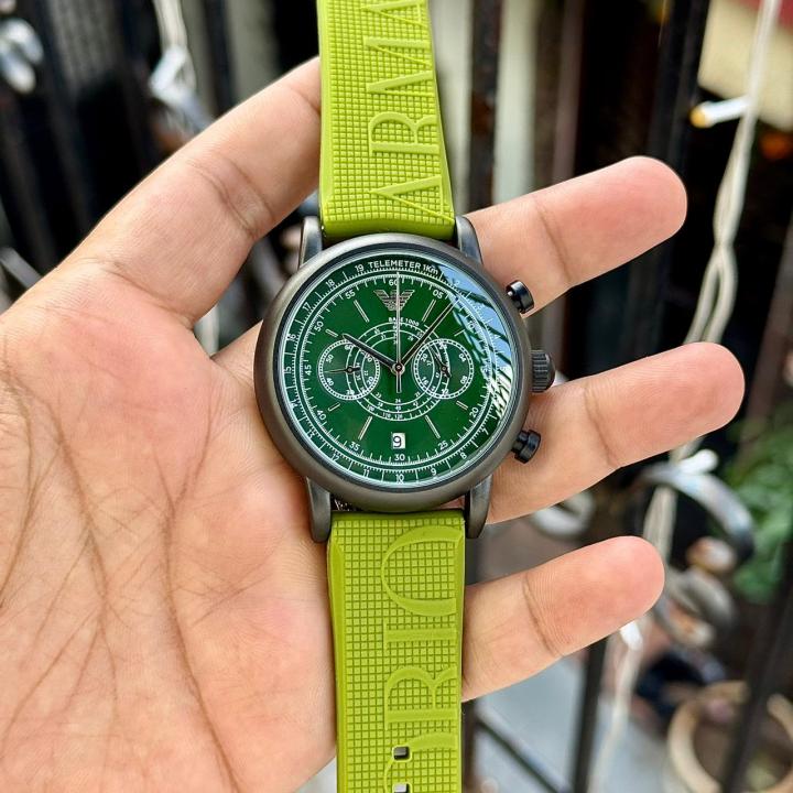 EMPORIO ARMANI TELEMETER FULL GREEN