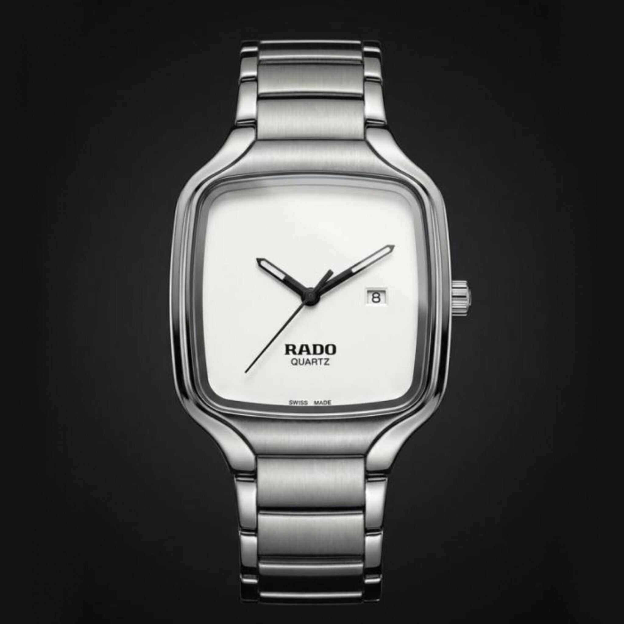 RADO TRUE SQUARE SILVER WHITE (CELL MODEL)