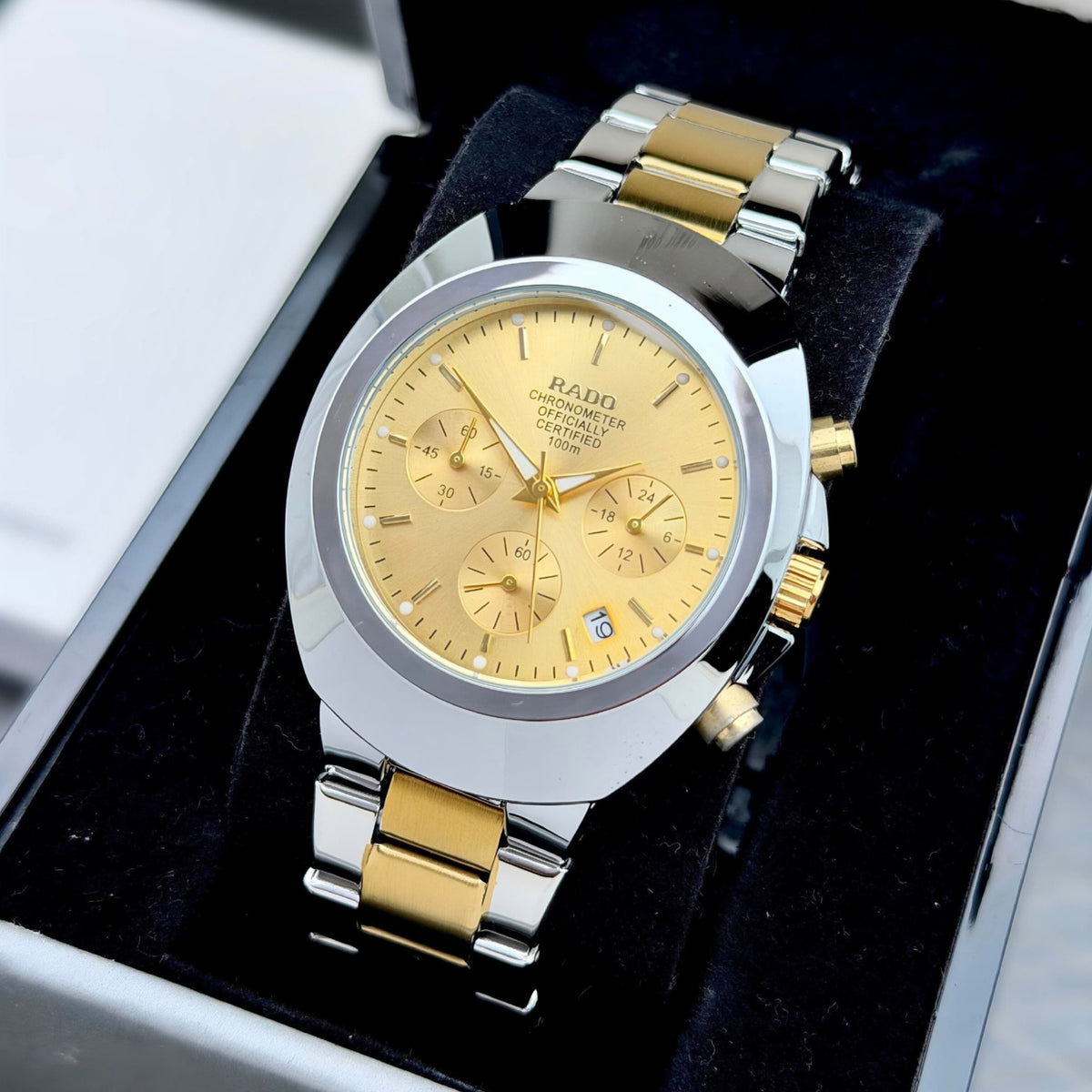RADO DIASTAR CHRONOGRAPH DUAL TONE GOLD (CELL MODEL)