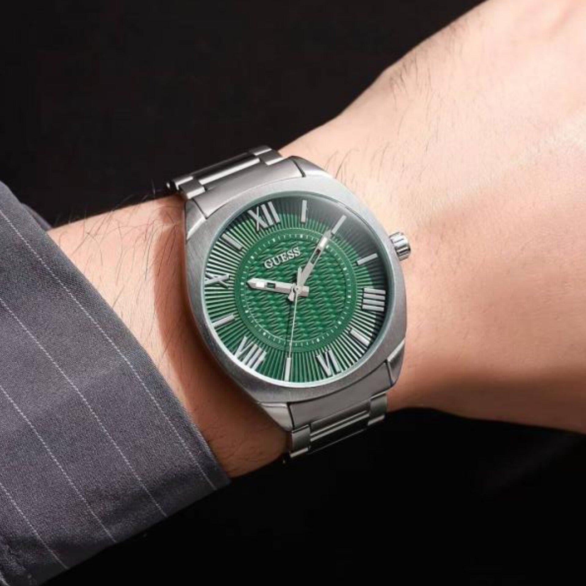 GUESS ARC CHAMPAGNE (SILVER GREEN)