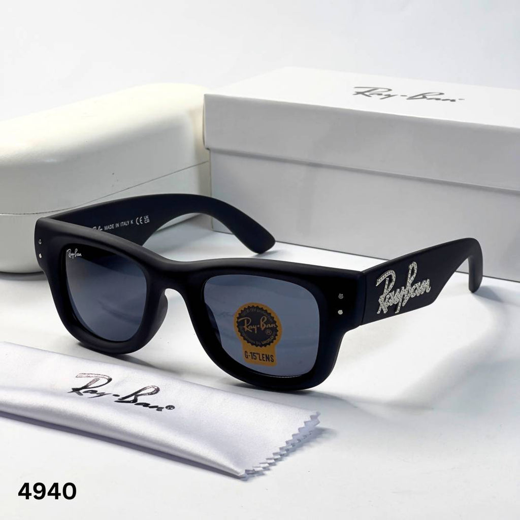 RAYBAN SUNGLASSES WITH ORIGINAL BOX AND KIT