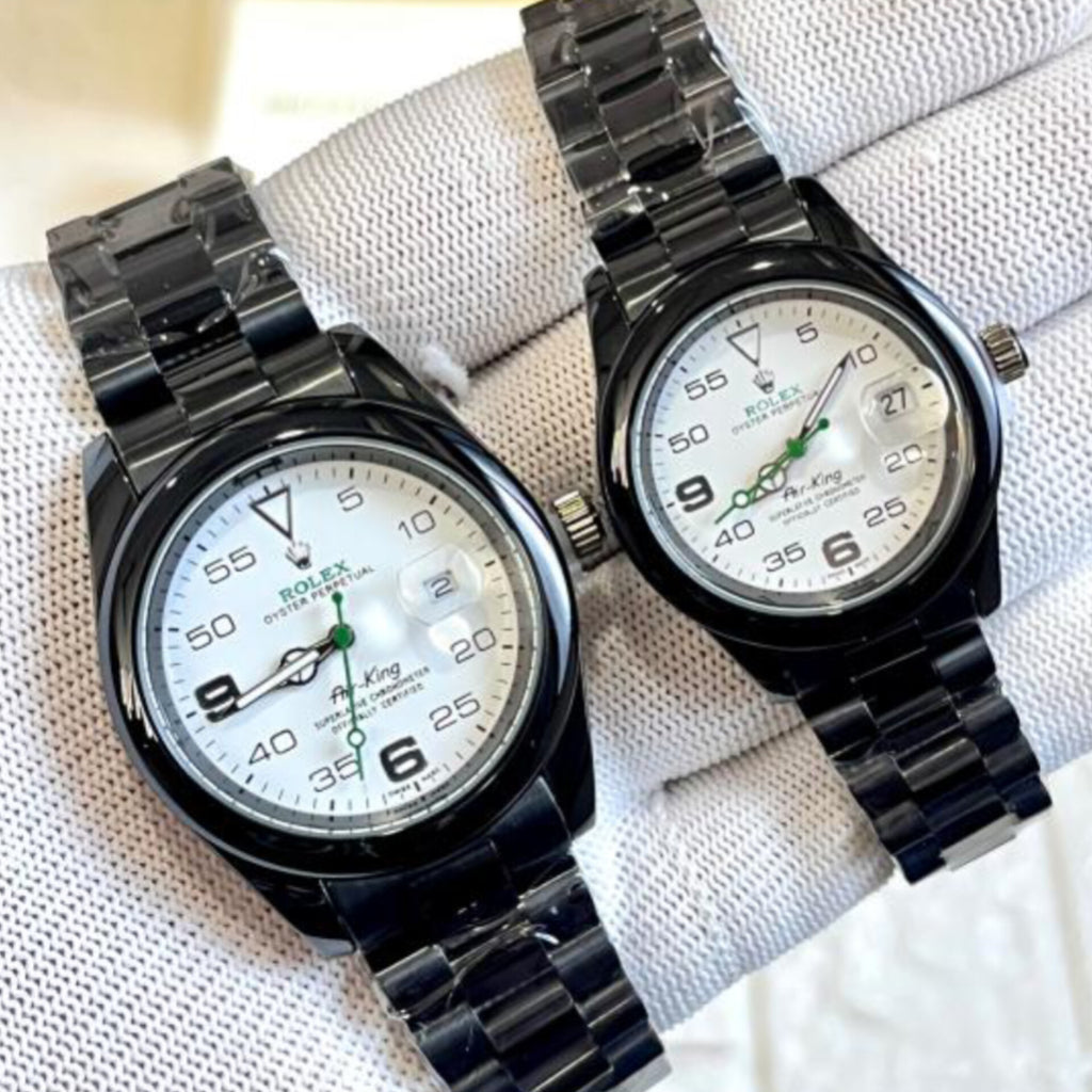 ROLEX AIR-KING BLACK (COUPLE WATCH)