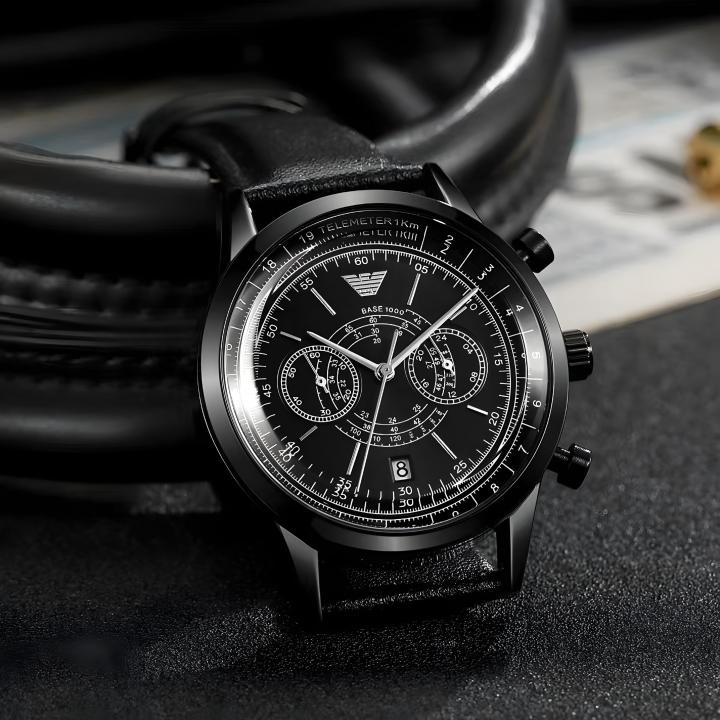 EMPORIO ARMANI MINIMALIST FULL BLACK