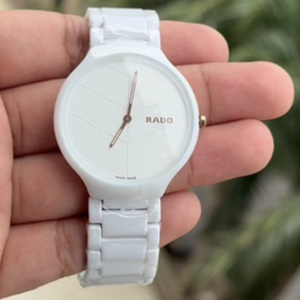 RADO TRUE THINLINE WHITE CERAMIC WATCH