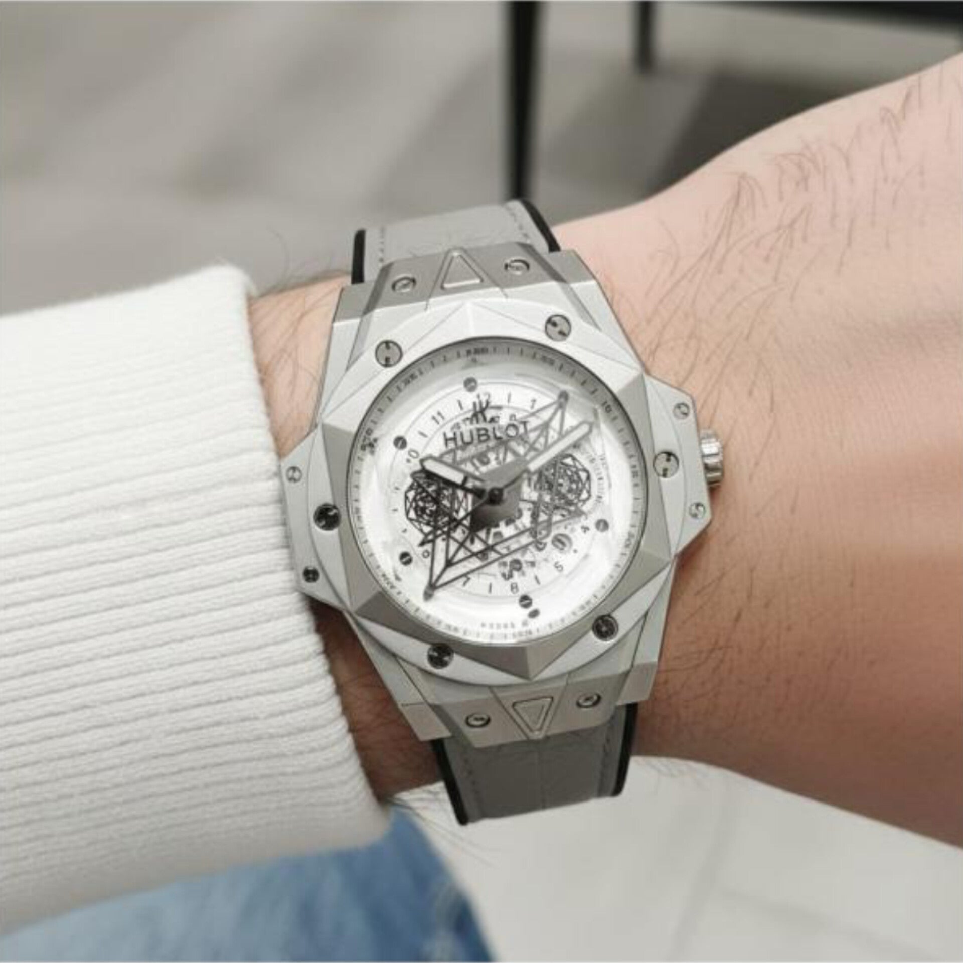 HUBLOT BIG BANG SPIDER (SILVER GREY)