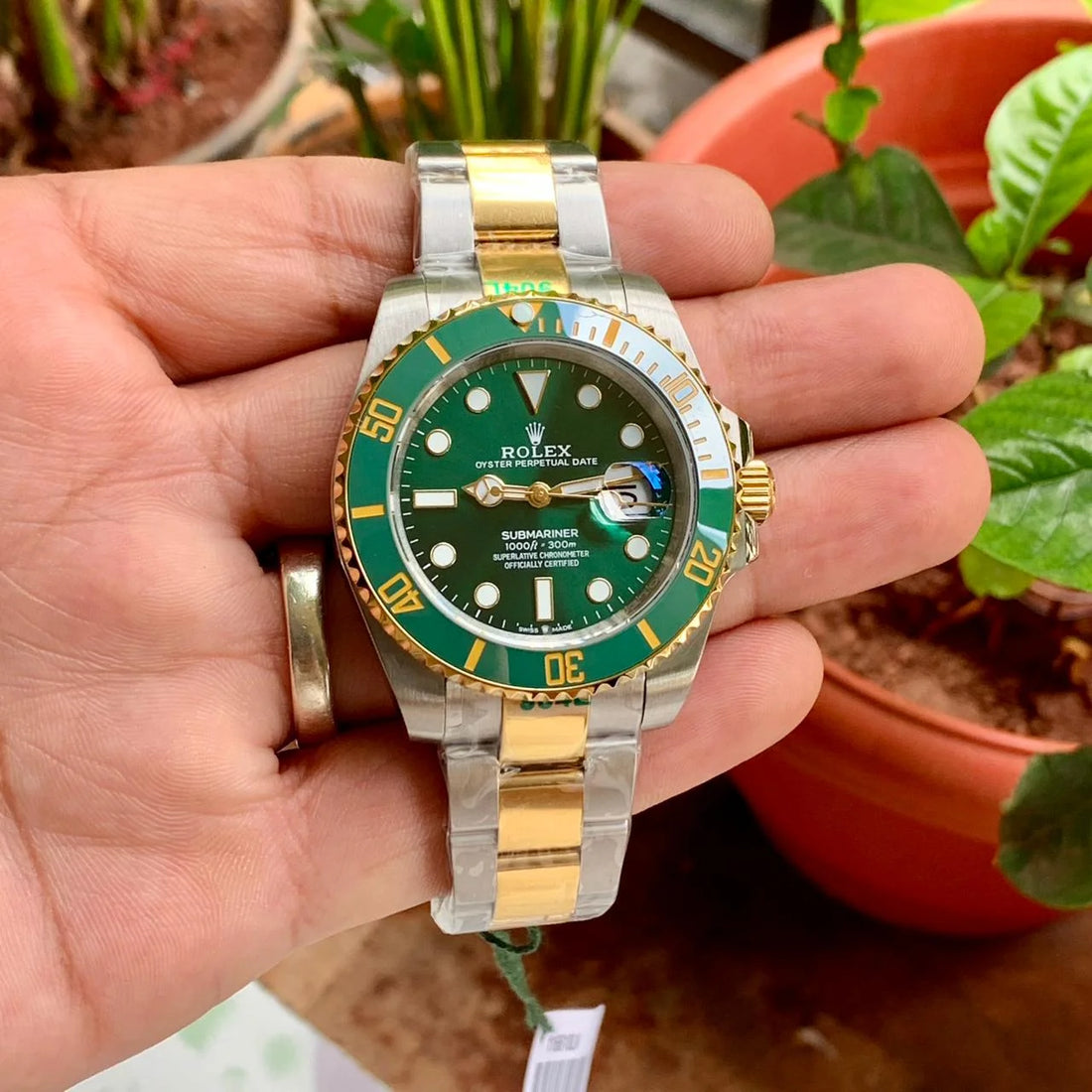 ROLEX SUBMARINER DUALTONE GREEN (CELL MODEL) – BRANDSTUFF.IN